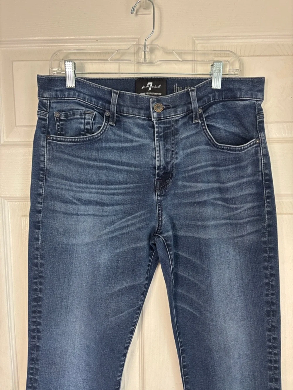 7 For All Mankind Men's The Straight Luxe Performance Jeans Size 33